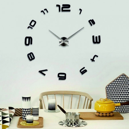 Stick-on wall clocks,luxury stent clocks,plastic clocks