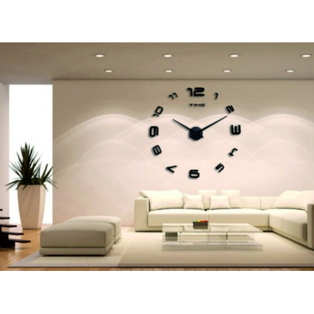 Stick-on wall clocks,luxury stent clocks,plastic clocks