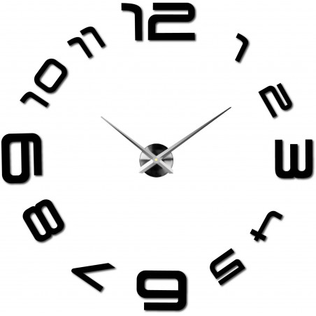 Stick-on wall clocks,luxury stent clocks,plastic clocks