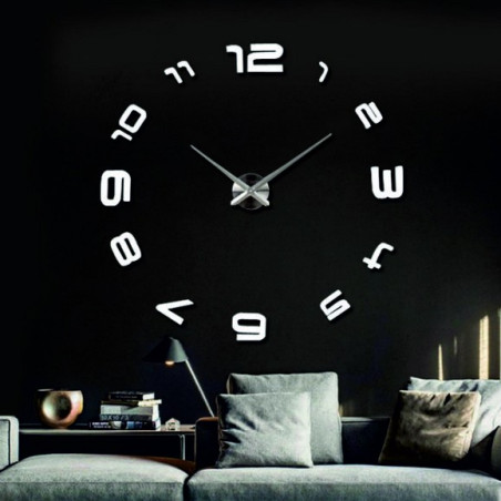 Stick-on wall clocks,luxury stent clocks,plastic clocks