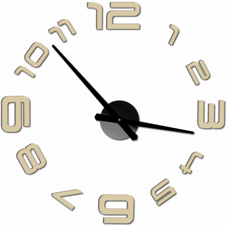 Stick-on wall clocks,luxury stent clocks,plastic clocks
