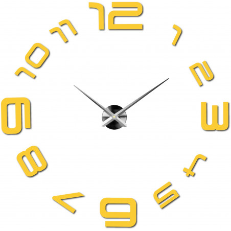 Stick-on wall clocks,luxury stent clocks,plastic clocks