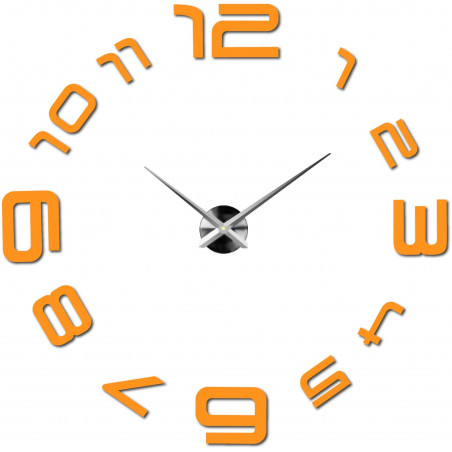 Stick-on wall clocks,luxury stent clocks,plastic clocks