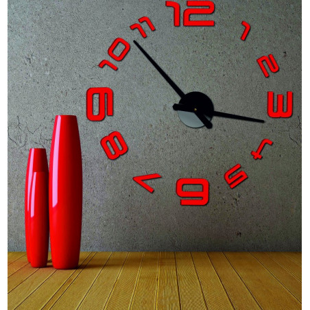Stick-on wall clocks,luxury stent clocks,plastic clocks
