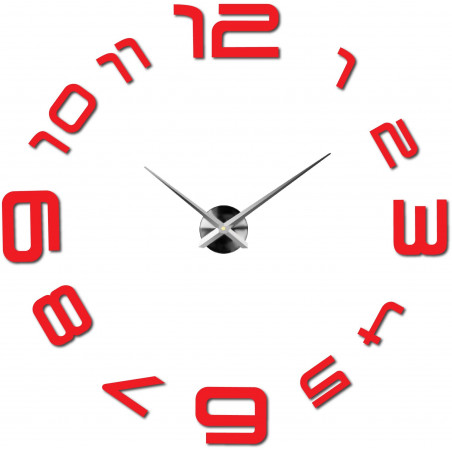 Stick-on wall clocks,luxury stent clocks,plastic clocks