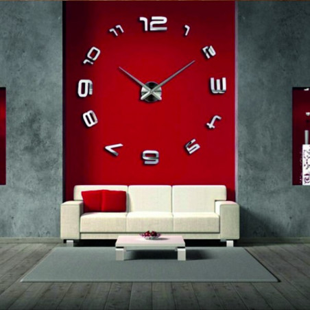 Stick-on wall clocks,luxury stent clocks,plastic clocks