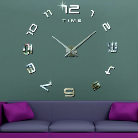 Stick-on wall clocks,luxury stent clocks,plastic clocks