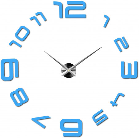 Stick-on wall clocks,luxury stent clocks,plastic clocks