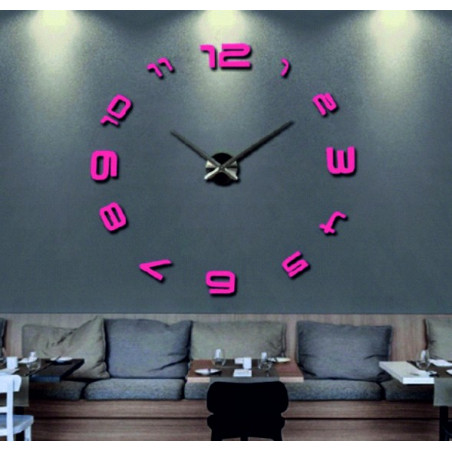 Stick-on wall clocks,luxury stent clocks,plastic clocks