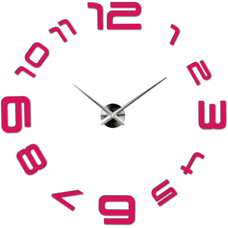 Stick-on wall clocks,luxury stent clocks,plastic clocks