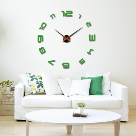 Stick-on wall clocks,luxury stent clocks,plastic clocks