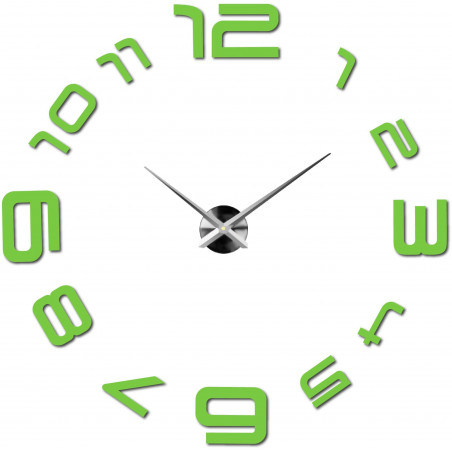 Stick-on wall clocks,luxury stent clocks,plastic clocks
