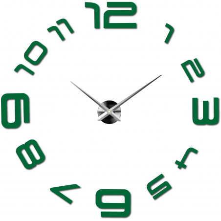 Stick-on wall clocks,luxury stent clocks,plastic clocks