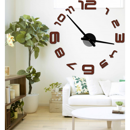 Stick-on wall clocks,luxury stent clocks,plastic clocks