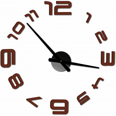Stick-on wall clocks,luxury stent clocks,plastic clocks