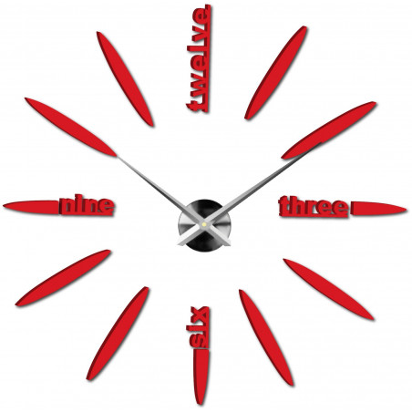 Adhesive wall clock, luxury wall clock, plastic clock