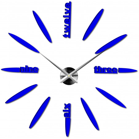 Adhesive wall clock, luxury wall clock, plastic clock
