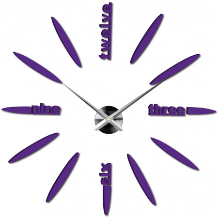 Adhesive wall clock, luxury wall clock, plastic clock