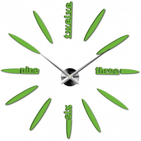 Adhesive wall clock, luxury wall clock, plastic clock