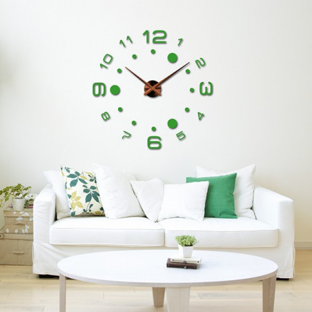Stick-on wall clocks,luxury stent clocks,plastic clocks
