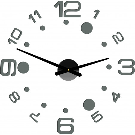 Stick-on wall clocks,luxury stent clocks,plastic clocks
