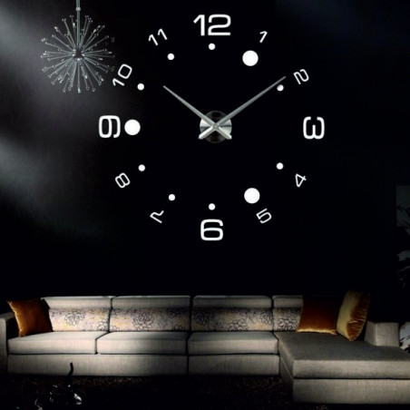 Stick-on wall clocks,luxury stent clocks,plastic clocks