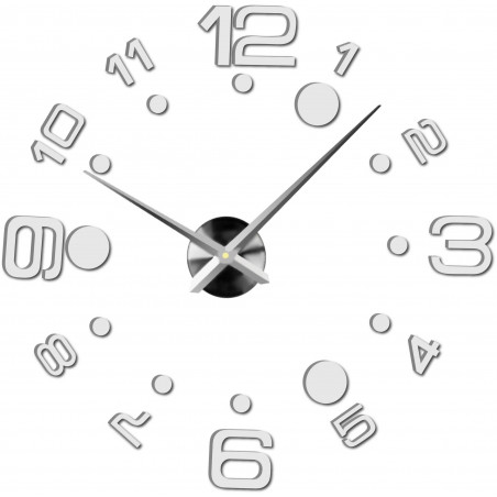 Stick-on wall clocks,luxury stent clocks,plastic clocks