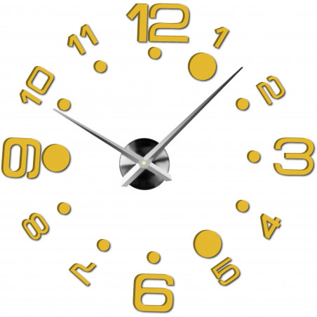 Stick-on wall clocks,luxury stent clocks,plastic clocks