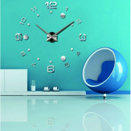 Stick-on wall clocks,luxury stent clocks,plastic clocks