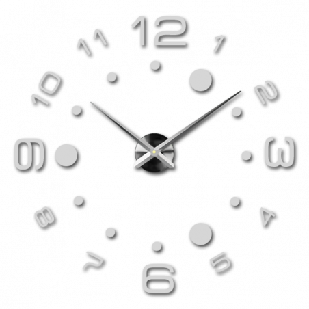 Stick-on wall clocks,luxury stent clocks,plastic clocks