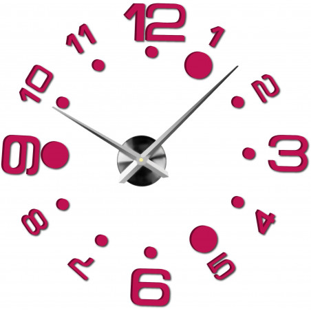 Stick-on wall clocks,luxury stent clocks,plastic clocks