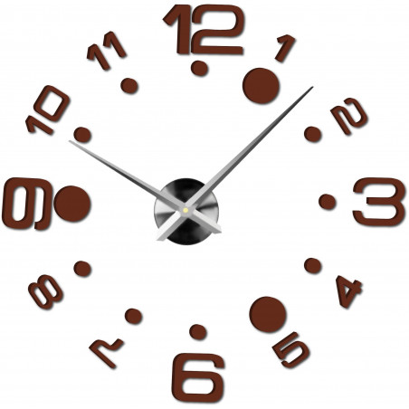 Stick-on wall clocks,luxury stent clocks,plastic clocks