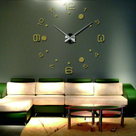 Stick-on wall clocks,luxury stent clocks,plastic clocks