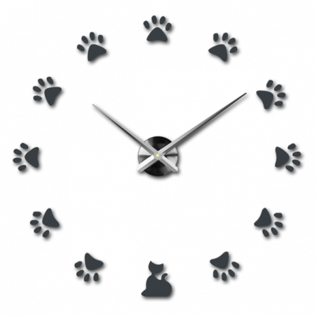 Adhesive wall clock, luxury wall clock, plastic clock