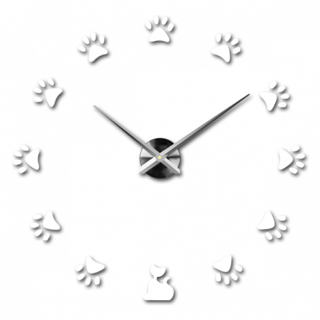Adhesive wall clock, luxury wall clock, plastic clock