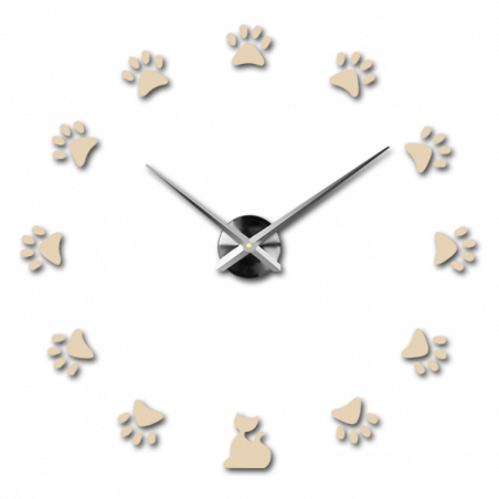 Adhesive wall clock, luxury wall clock, plastic clock