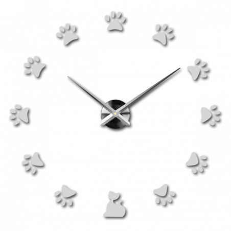 Adhesive wall clock, luxury wall clock, plastic clock