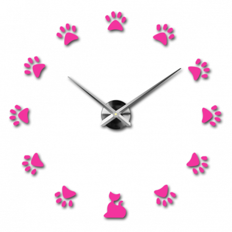 Adhesive wall clock, luxury wall clock, plastic clock