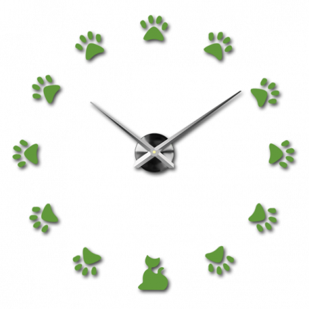 Adhesive wall clock, luxury wall clock, plastic clock