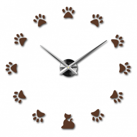 Adhesive wall clock, luxury wall clock, plastic clock