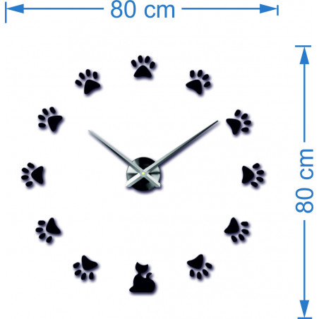 Dimensions of wall clocks, design wall clock