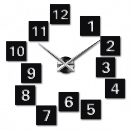 Adhesive wall clock, luxury clock on stent, plastic clock Adhesive wall clock, luxury clock on stent, plastic clock