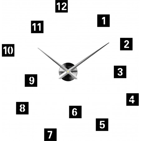 Adhesive wall clock, luxury clock on stent, plastic clock Adhesive wall clock, luxury clock on stent, plastic clock