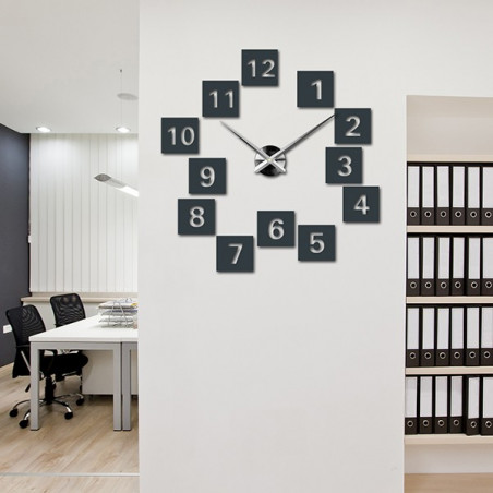 Adhesive wall clock, luxury clock on stent, plastic clock Adhesive wall clock, luxury clock on stent, plastic clock