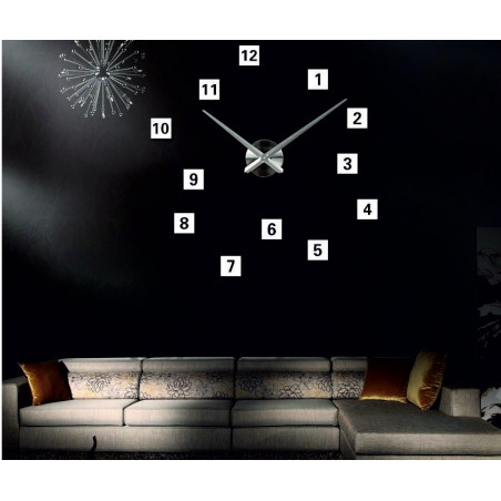 Adhesive wall clock, luxury clock on stent, plastic clock Adhesive wall clock, luxury clock on stent, plastic clock