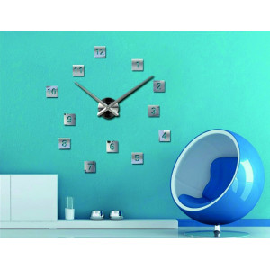 Adhesive wall clock, luxury clock on stent, plastic clock 2