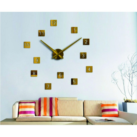 Adhesive wall clock, luxury clock on stent, plastic clock Adhesive wall clock, luxury clock on stent, plastic clock