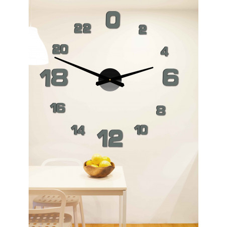 Adhesive wall clock, luxury wall clock, plastic clock