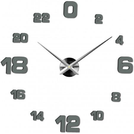 Adhesive wall clock, luxury wall clock, plastic clock