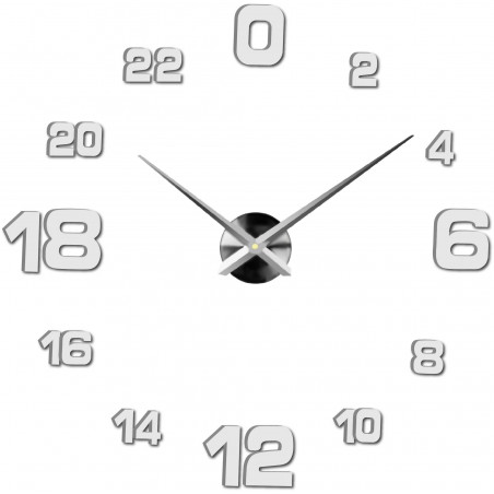 Adhesive wall clock, luxury wall clock, plastic clock